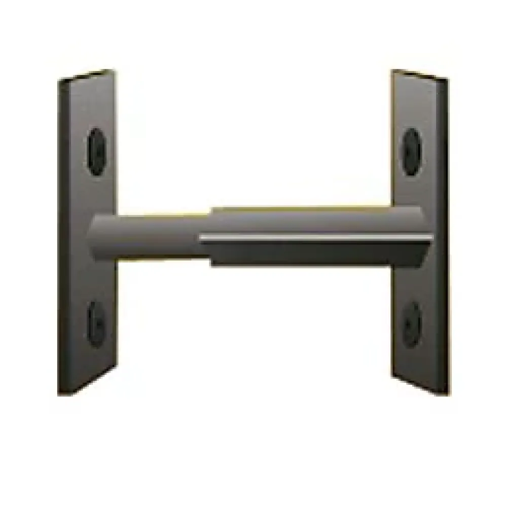 Mottez Barreau télescopique de fenêtre, acier noir, , L.30-55 cm