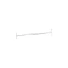 Mottez Barreau télescopique de fenêtre, acier blanc, , L.55 à 103 cm