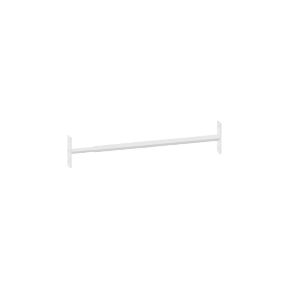 Mottez Barreau télescopique de fenêtre, acier blanc, , L.55 à 103 cm