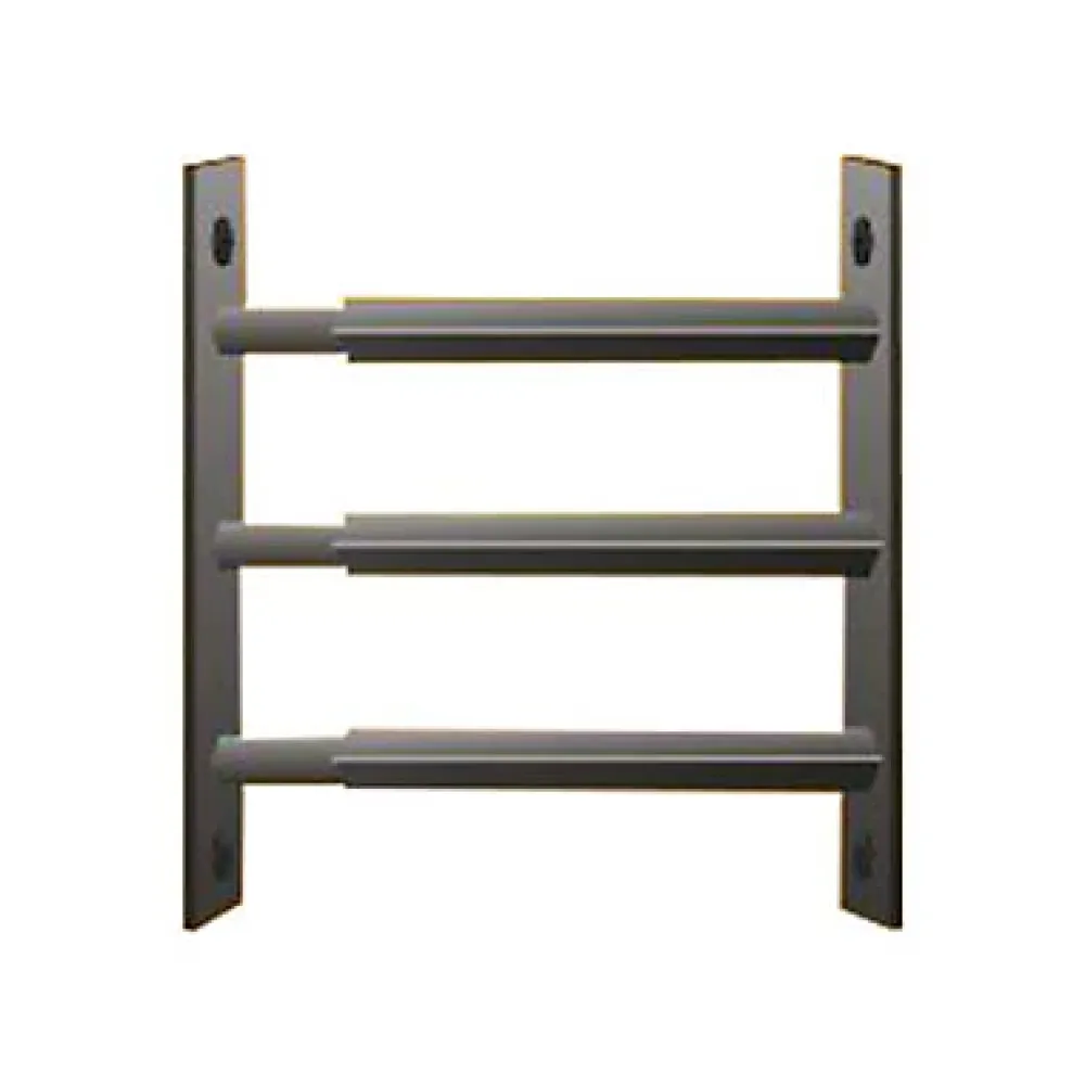 Mottez Grille De Défense Pour Fenêtre-3 barreaux télescopiques de fenêtre, acier noir, , L.99 à 188 cm