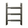 Mottez Grille De Défense Pour Fenêtre-3 barreaux télescopiques de fenêtre, acier noir, , L.55 à 103 cm