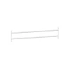 Mottez Grille De Défense Pour Fenêtre-2 barreaux télescopiques de fenêtre, acier blanc , L.99 à 188 cm