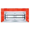 Mottez Grille De Défense Pour Fenêtre-2 barreaux télescopiques pour fenêtre 55 à 103 cm