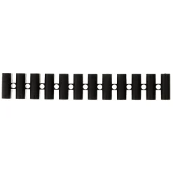 Zenitech Barrette 12 plots section 25mm² - Noir -