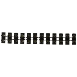 Zenitech Barrette 12 plots section 16mm² - Noir -