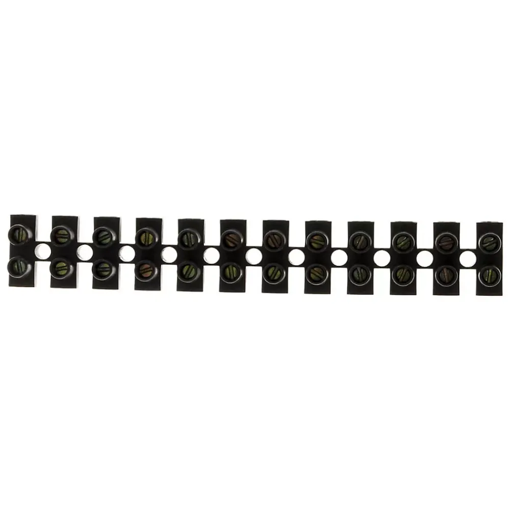 Zenitech Barrette 12 plots section 16mm² - Noir -