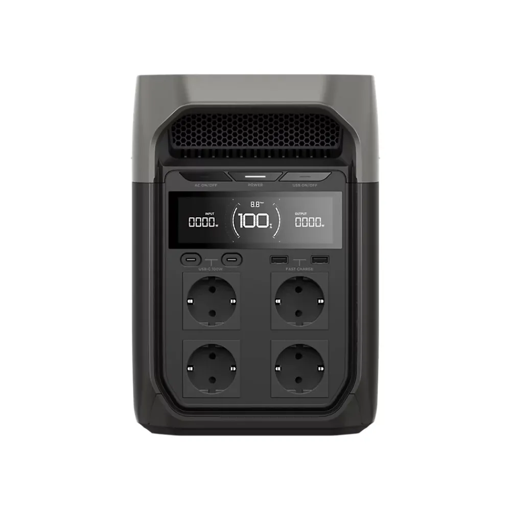 EcoFlow Panneau Solaire À Faire Poser|Station Électrique-Batterie Delta 3 lifepo4 1024W