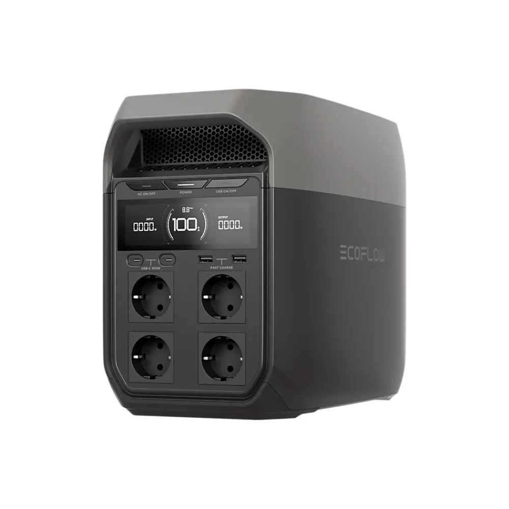 EcoFlow Panneau Solaire À Faire Poser|Station Électrique-Batterie Delta 3 lifepo4 1024W
