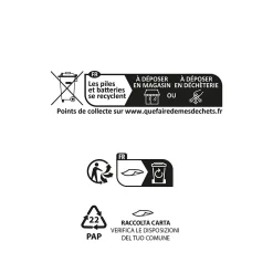 Velamp Pile Aa|Pile Alcaline-Batterie Li-Ion rechargeable 18650x4 7,4V 4400mAh
