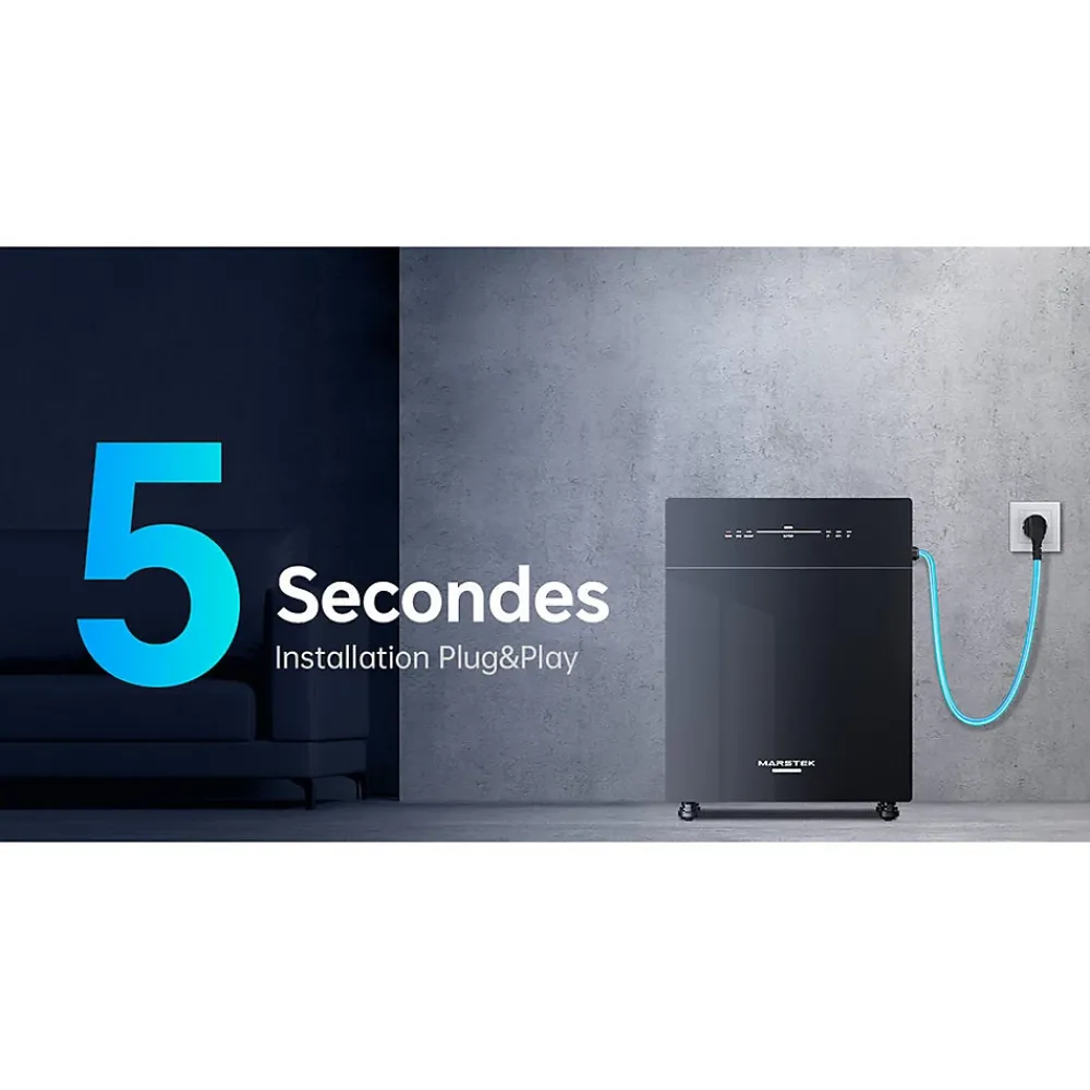 Galix Solaire Batterie Lithium Intelligente Marstek Venus E 2.0 - 5,12kWh - Energycube AC couplé
