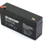 Velamp Pile Rechargeable-Batterie rechargeable au plomb, connecteurs Faston, 6V 3.2Ah
