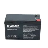 Velamp Batterie rechargeable au plomb, connexions Faston, 12V 9Ah