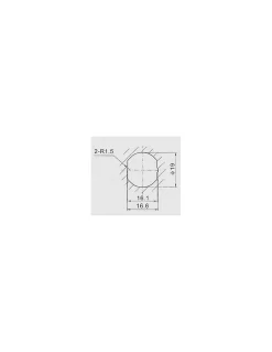 Thirard Serrure De Meuble|Serrure De Meuble-Batteuse avec cames pour boîtes aux lettres, épaisseur maxi 12mm -