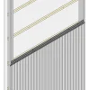 Le Profileur Français Profilé-Bavette de démarrage et de jonction pour bardage et parement XL45 en acier noir mat L.2.3m