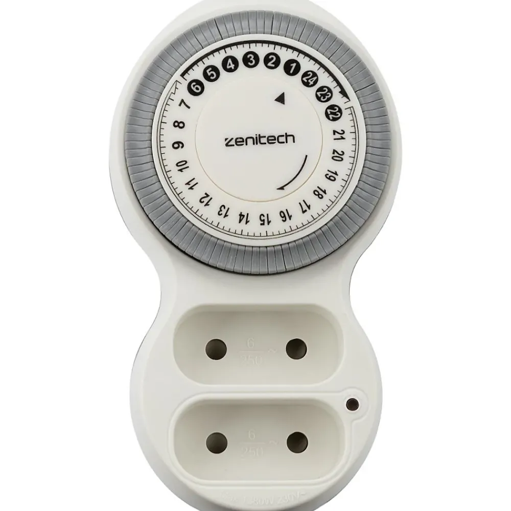 Zenitech Biplite programmable 2x6A - Blanc - Bolea -