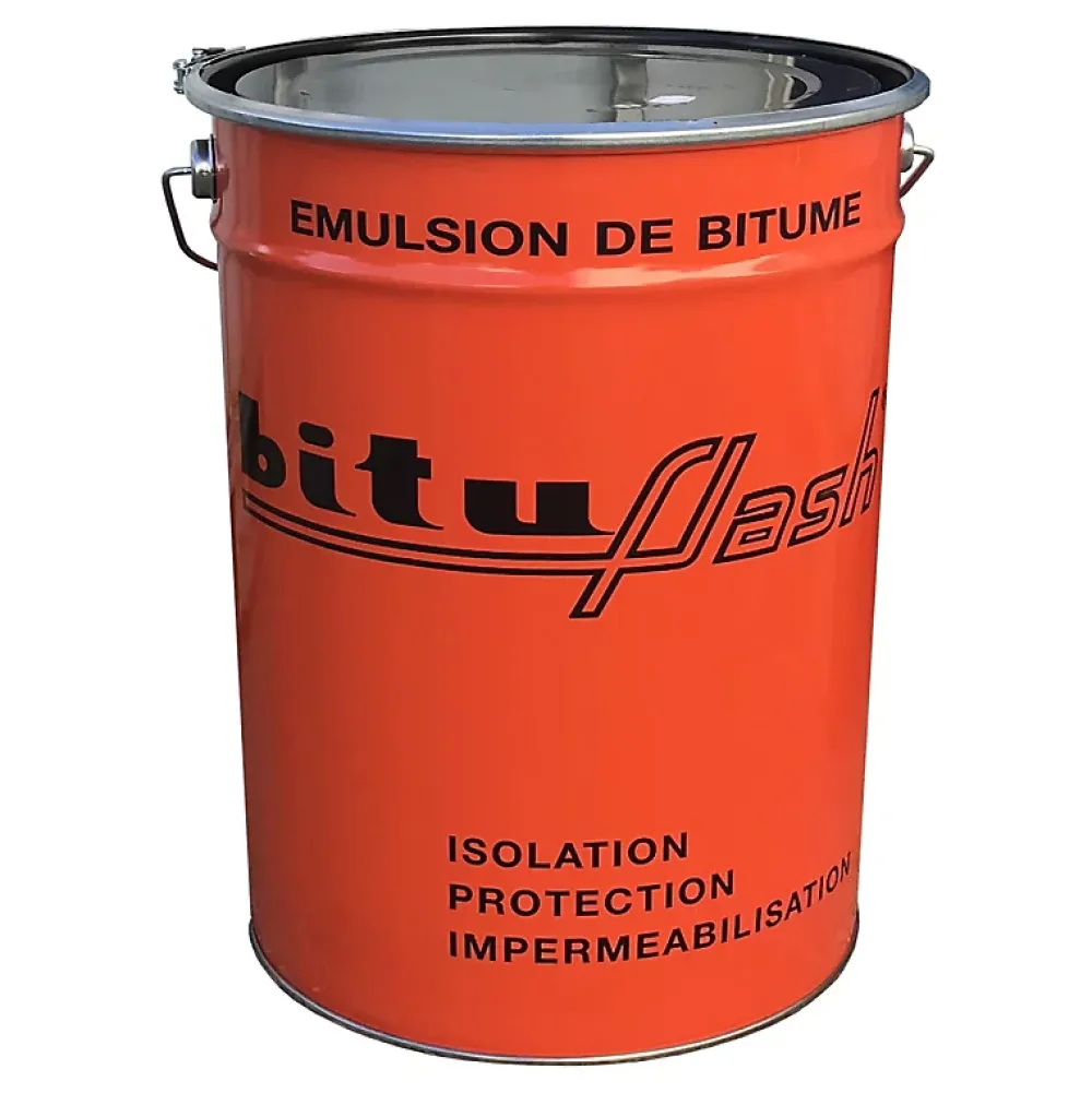 Procom Bitume étanchéité, enduit bitumeux, imperméabilisant maçonnerie, bois, métaux, cuve, bassin, fondation, sol, BITUFLASH - -5