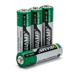 Velamp Pile Aa-Blister de 4 piles R6 AA saline