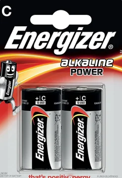 Velamp Blister ENERGIZER de 2 piles alcalines POWER LR14 (C)