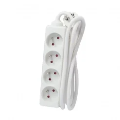 Chacon Bloc multiprise 4x16A 3500W câble 5m - blanc -