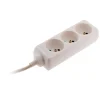 Zenitech Bloc 3 prises blanc 1m