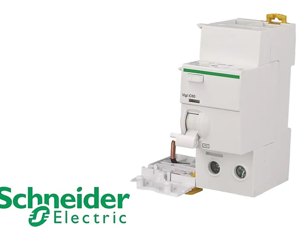 Schneider Electric Interrupteur Et Disjoncteur Différentiel-Bloc Vigi modulaire bipolaire Schneider Acti9 Vigi iC60 40A / 300mA type AC