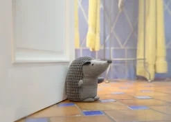 Arrêt De Porte-Bloque-porte hérisson Rei tissu ⌀22x H.23 cm