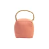 Arrêt De Porte-Bloque-porte Rei tissu terracota ⌀11x H.28 cm