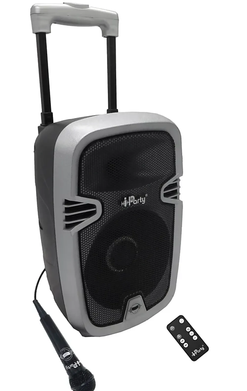Lexibook Enceinte, Écouteur Et Casque-Bluetooth Karaoke avec roulettes, lumières et micro