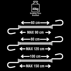 Master Lock Bocal de 6 sangles Polyester (PES)