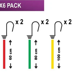 Master Lock Bocal de 6 sangles Polyester (PES)