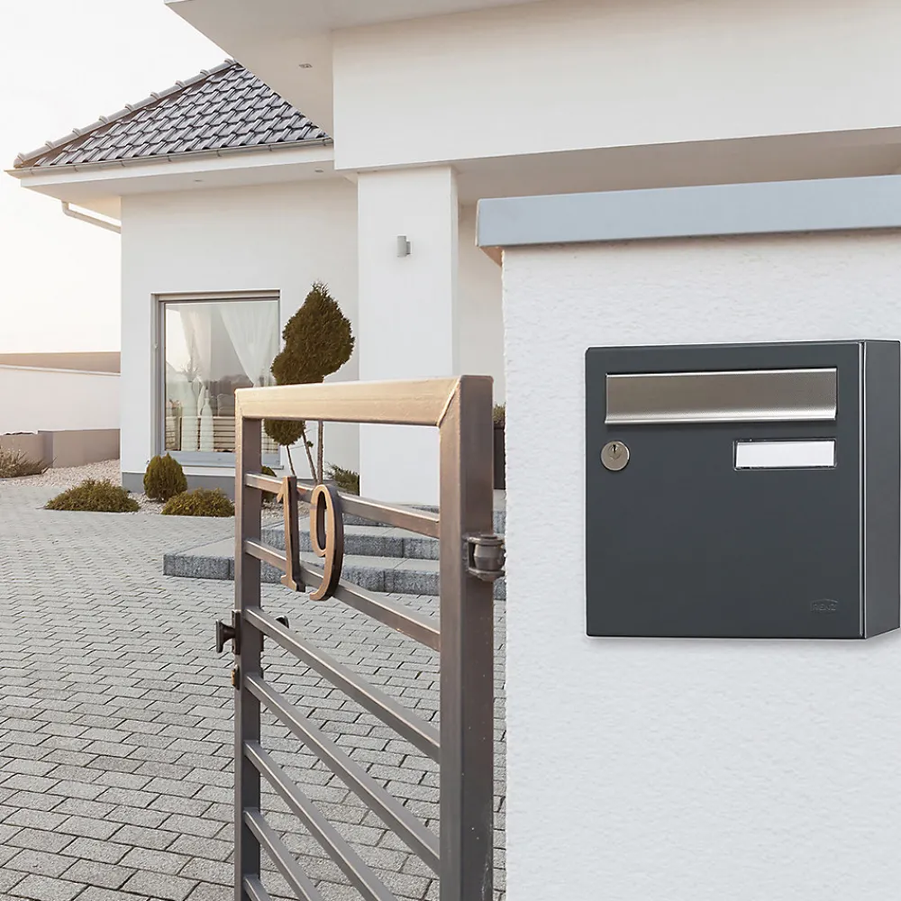 Renz Boite aux lettres Allure Compact gris anthracite 7016M
