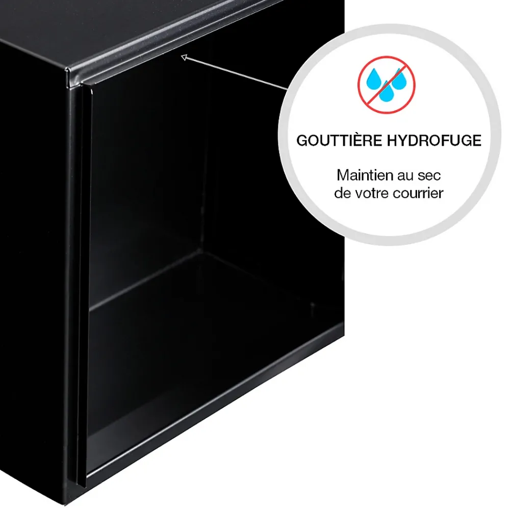 Renz Boite aux lettres Allure Compact noir 9005M