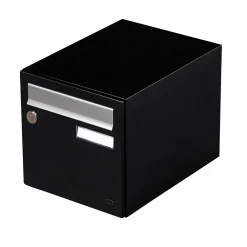 Renz Boîte Aux Lettres 1 Porte-Boite aux lettres Allure 1 porte noir 9005M