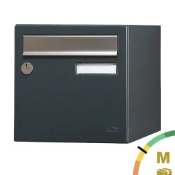 Renz Boite aux lettres Allure 2 portes gris anthracite 7016M
