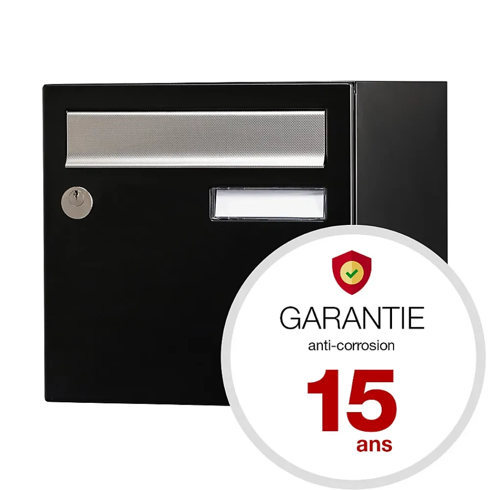 Renz Boîte Aux Lettres 2 Portes-Boite aux lettres Allure 2 portes noir 9005M