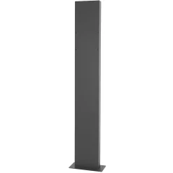 Ml-Design Boîte Aux Lettres 1 Porte-Boite aux lettres anthracite, aspect bois avec rouleau a journaux et pied support