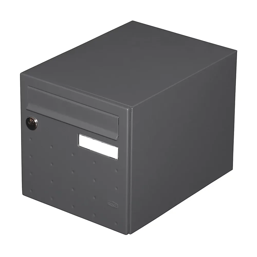 Renz Boîte Aux Lettres 1 Porte-Boite aux lettres CubYsm 1 porte Gris anthracite 7016M