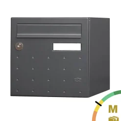 Renz Boite aux lettres CubYsm 2 portes Gris anthracite 7016M