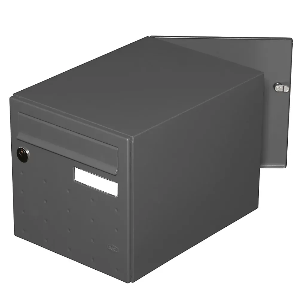 Renz Boite aux lettres CubYsm 2 portes Gris anthracite 7016M