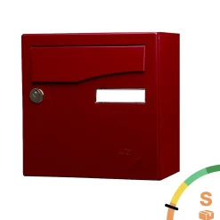 Renz Boîte Aux Lettres 1 Porte-Boite aux lettres Préface compact Rouge pourpre brillant 3004B