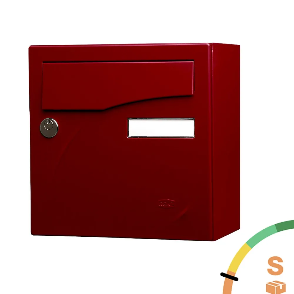 Renz Boîte Aux Lettres 1 Porte-Boite aux lettres Préface compact Rouge pourpre brillant 3004B