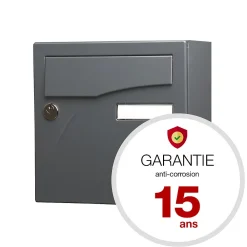 Renz Boite aux lettres Préface compact Gris anthracite mat RAL 7016M