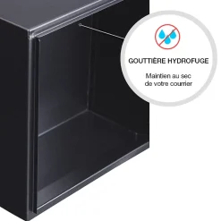 Renz Boite aux lettres Préface compact Noir Sablé RAL 2100 MS