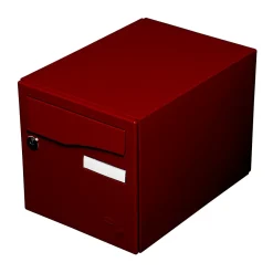 Renz Boîte Aux Lettres 1 Porte-Boite aux lettres Préface 1 porte Rouge pourpre brillant RAL 3004B