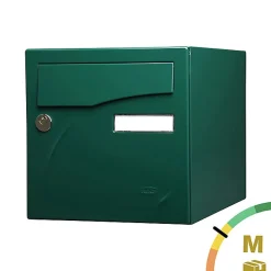 Renz Boite aux lettres Préface 1 porte Vert brillant RAL 6005B