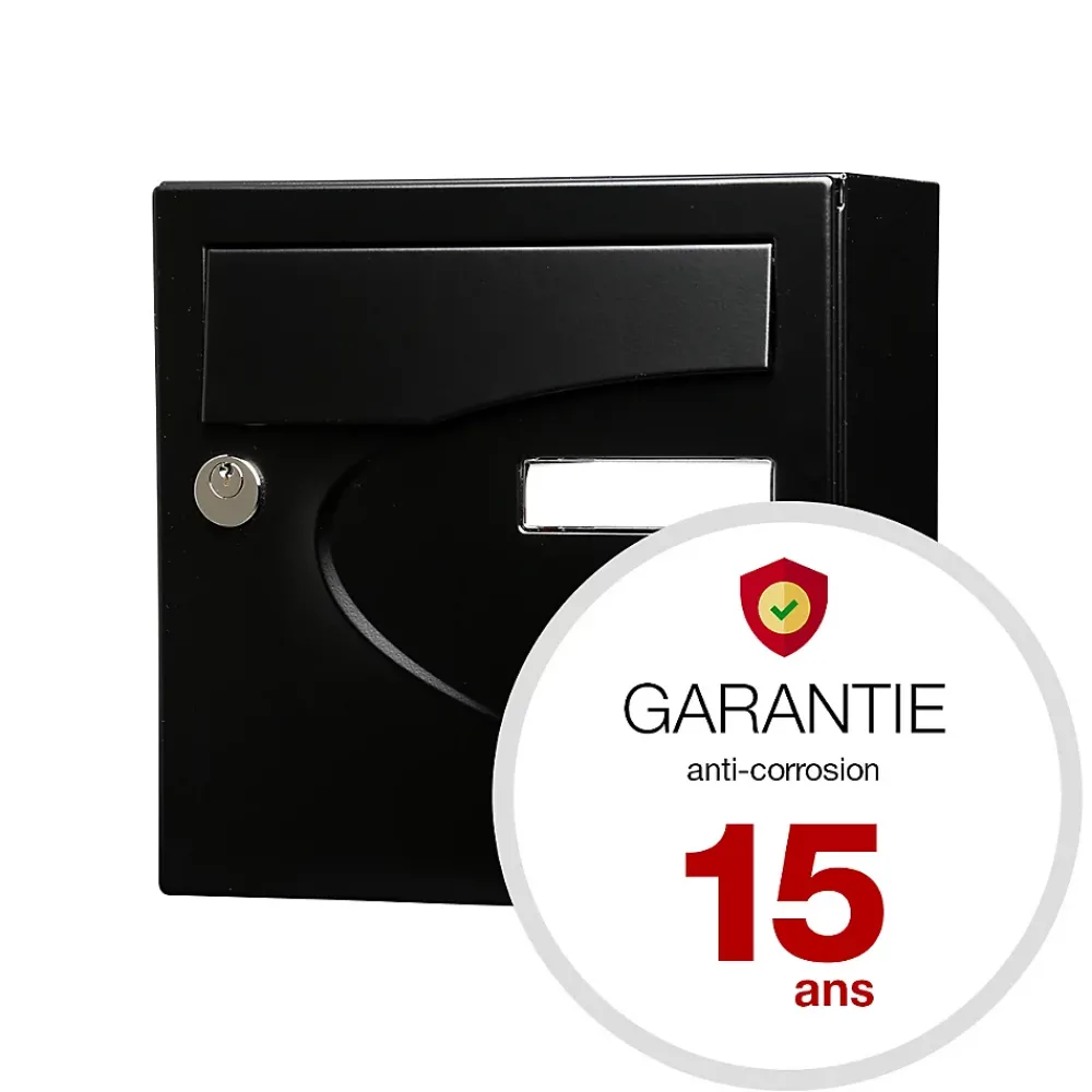 Renz Boite aux lettres Préférence Compact noir mat 9005M