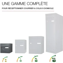 Renz Boite aux lettres Préférence 1 porte gris anthracite mat 7016M
