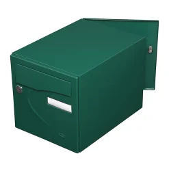 Renz Boîte Aux Lettres 2 Portes-Boite aux lettres Préférence 2 portes vert brillant 6005B