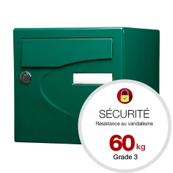 Renz Boîte Aux Lettres 2 Portes-Boite aux lettres Préférence 2 portes vert brillant 6005B