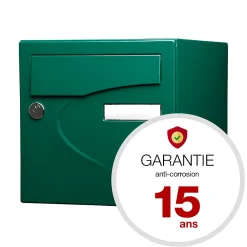 Renz Boîte Aux Lettres 1 Porte-Boite aux lettres Préférence 1P vert brillant 6005B